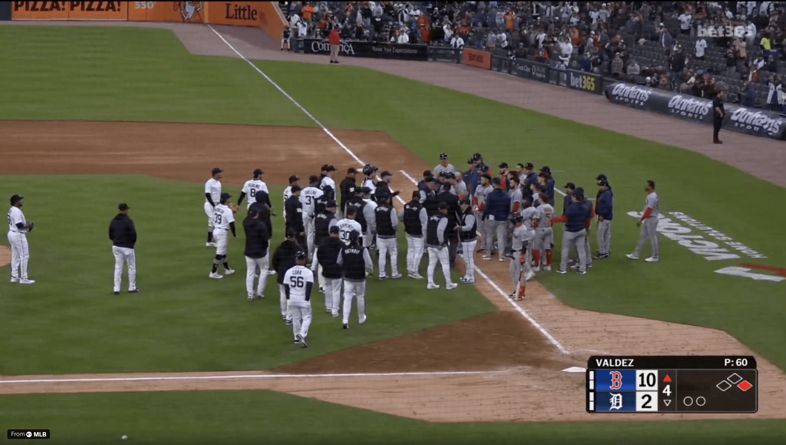 ‘A low moment’: Tigers manager on own pitcher hitting Trevor Story
