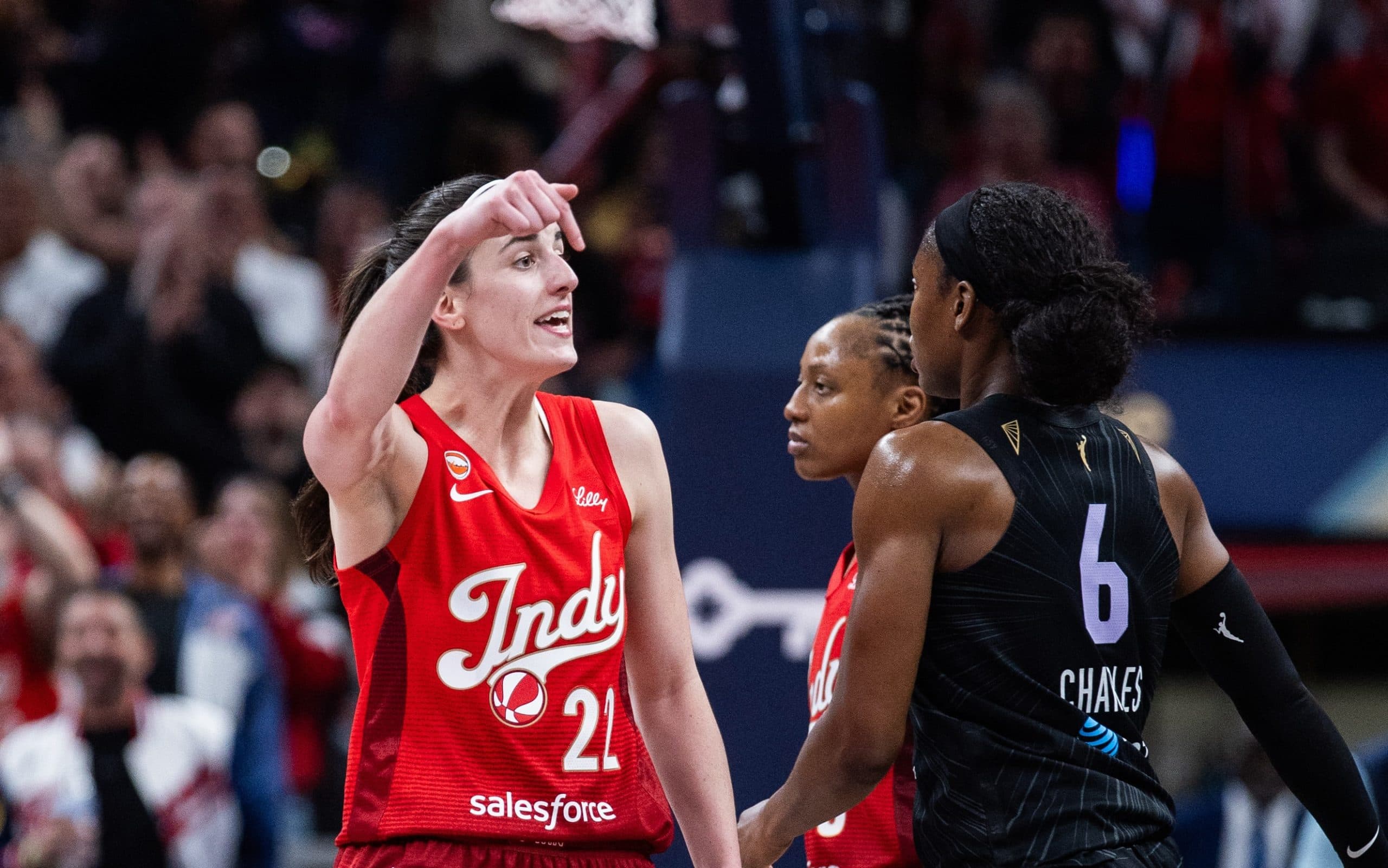 ‘Always acts so innocent’: Caitlin Clark sparks outrage after taunting opponent