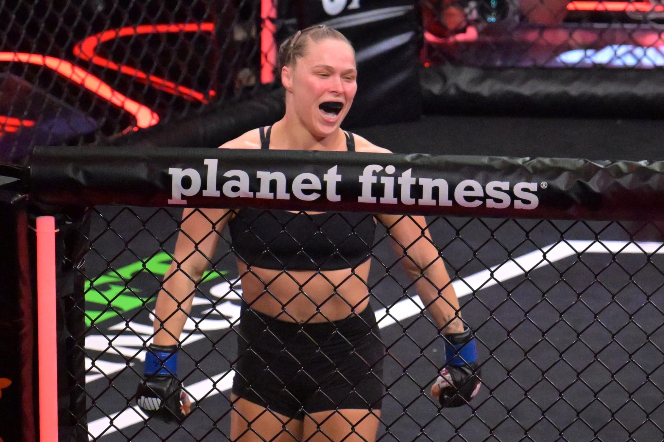 ‘I didn’t really want to hurt her’: Ronda Rousey wins fight in just 17 seconds