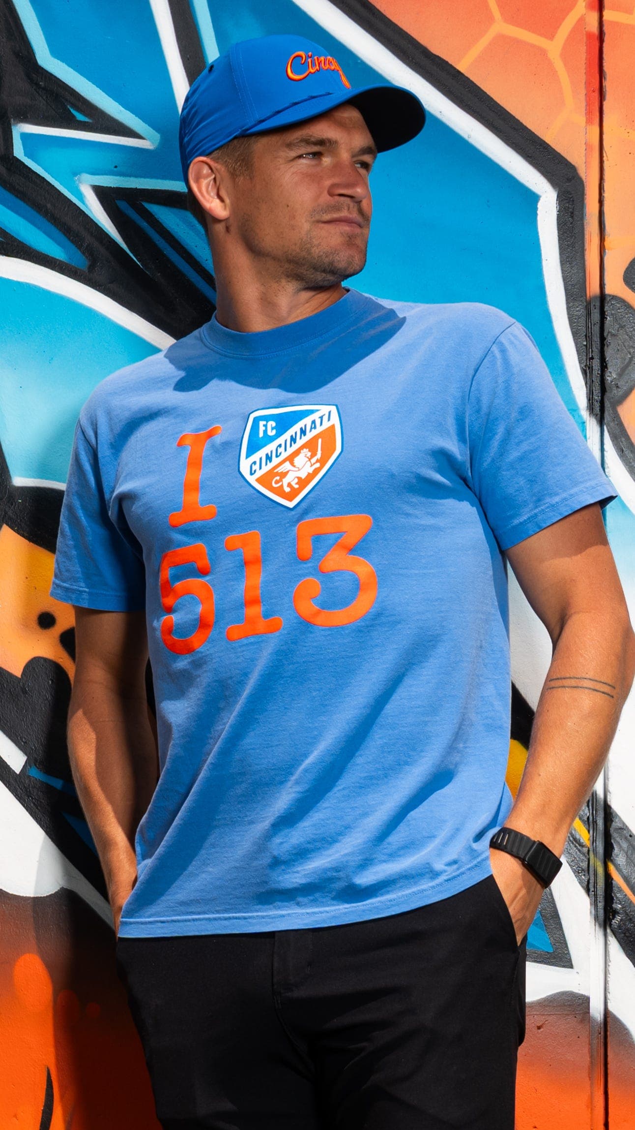 Ted Karras, FC Cincinnati collab for 513 Day Cincy Hat