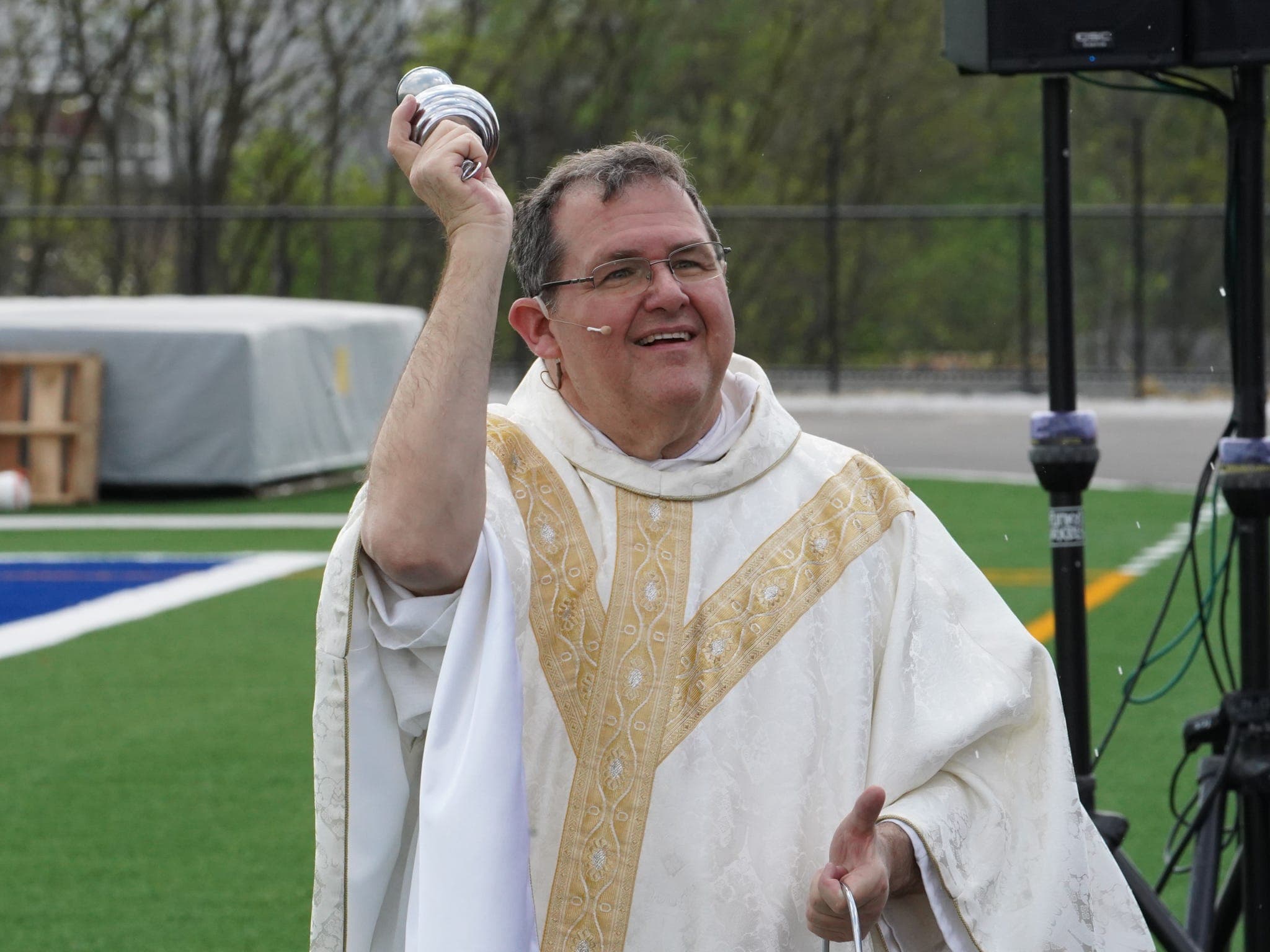 'A lot of excitement.' Newport Central Catholic dedicates new athletic complex