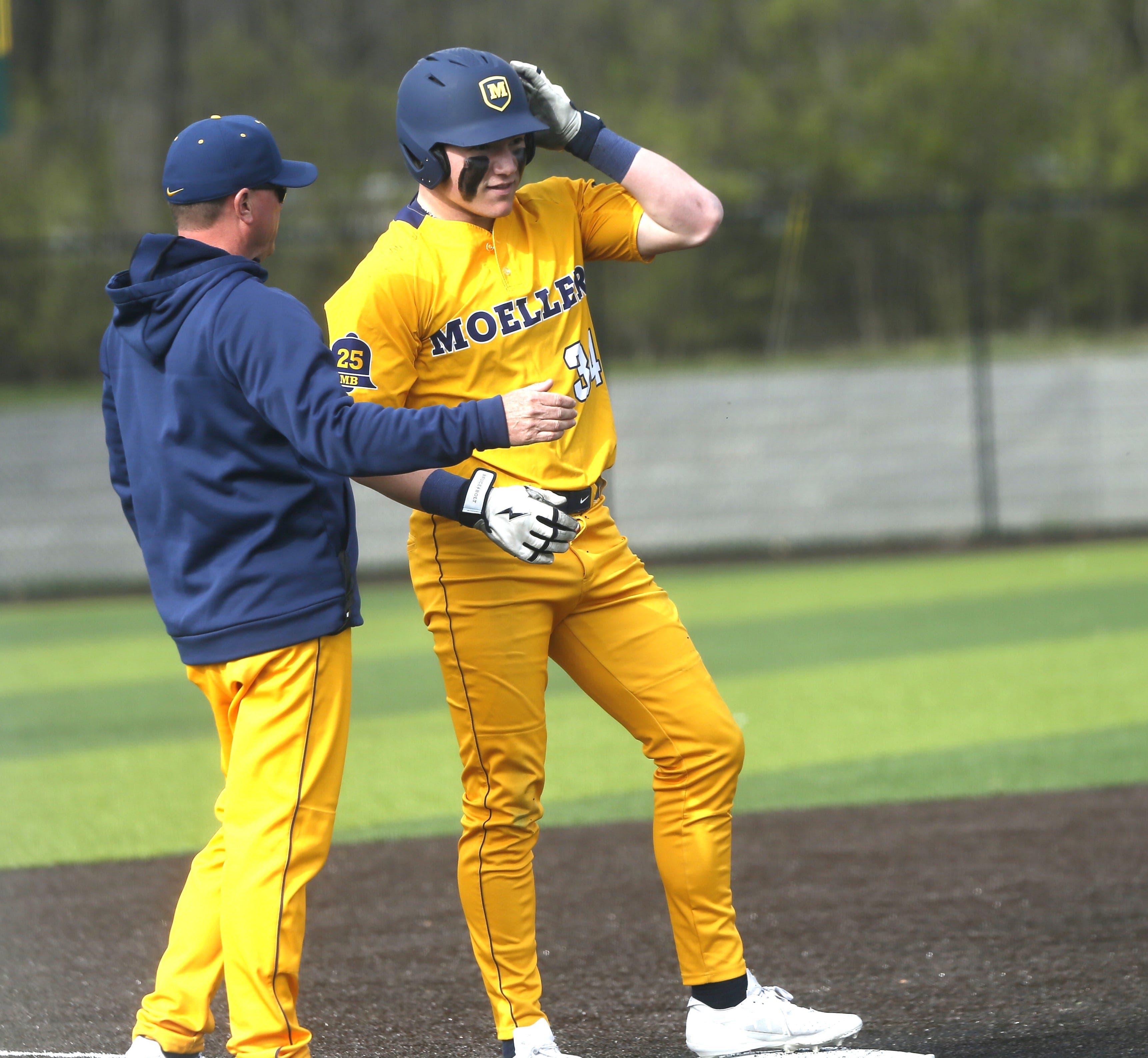 Crusaders cruise behind new Moeller all-time RBI leader Conner Cuozzo