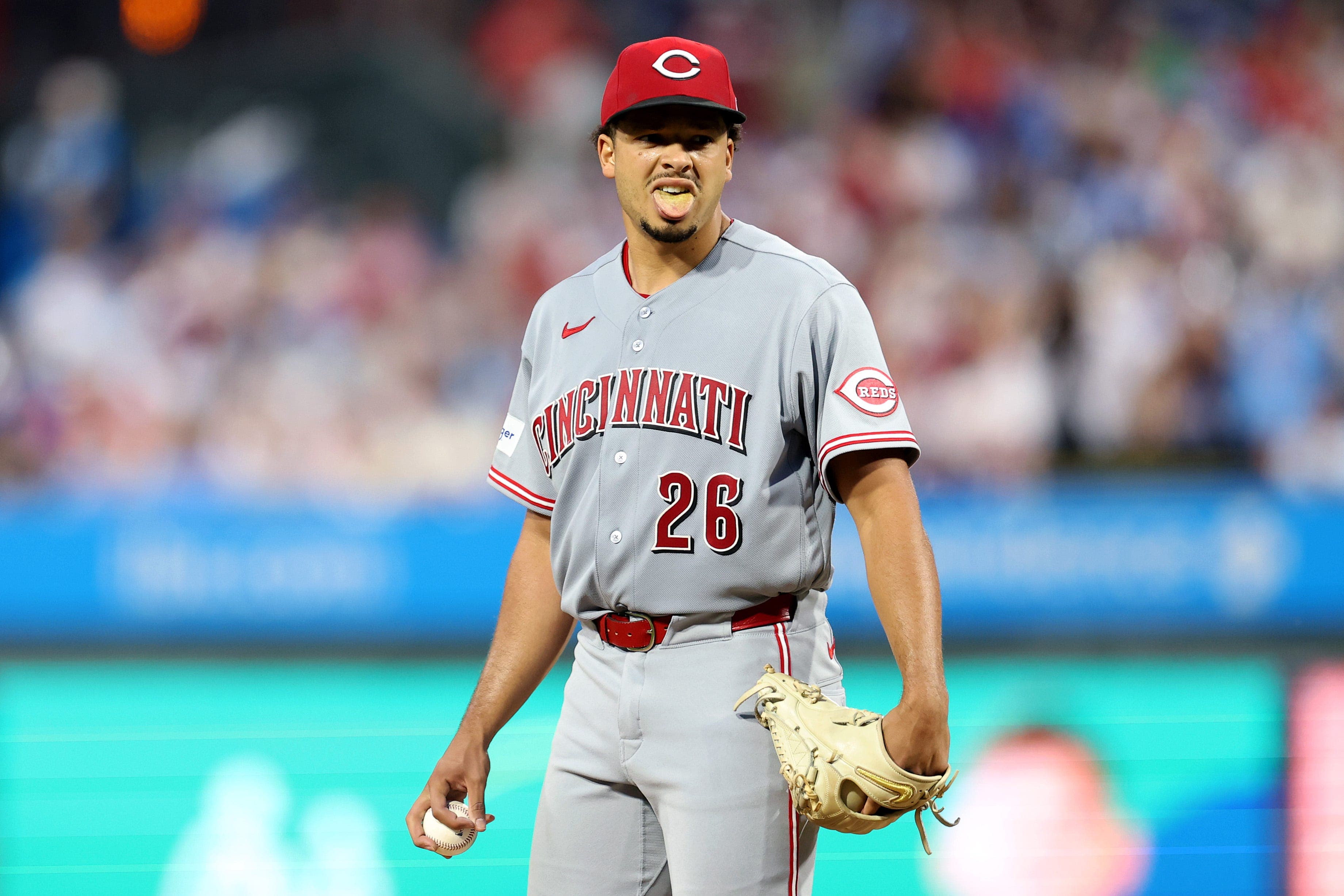 Reds Starter Chase Burns 'Fine' After Line Drive Injury