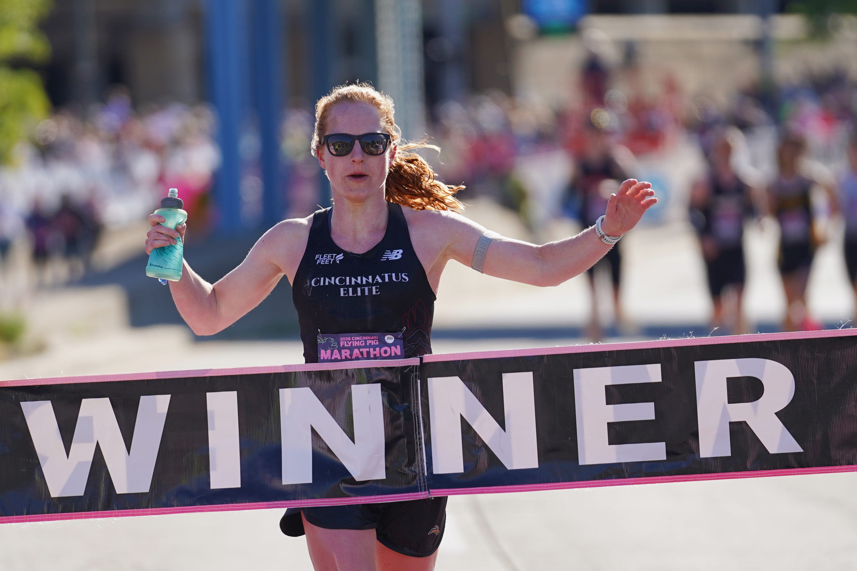 Katherine Hallahan claims 2026 women's Flying Pig Marathon crown