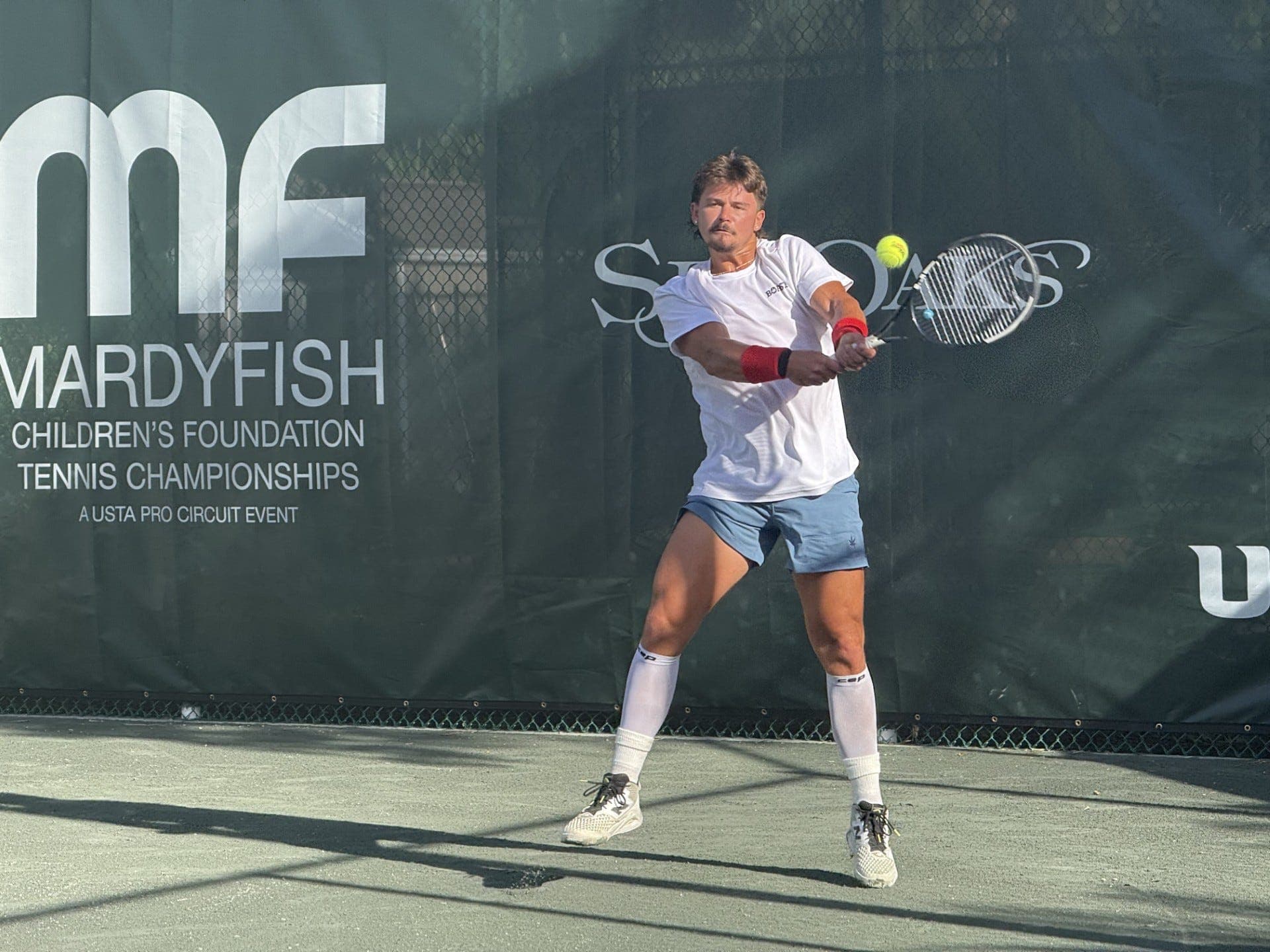 J.J. Wolf returns to tennis after 'car wreck' injury