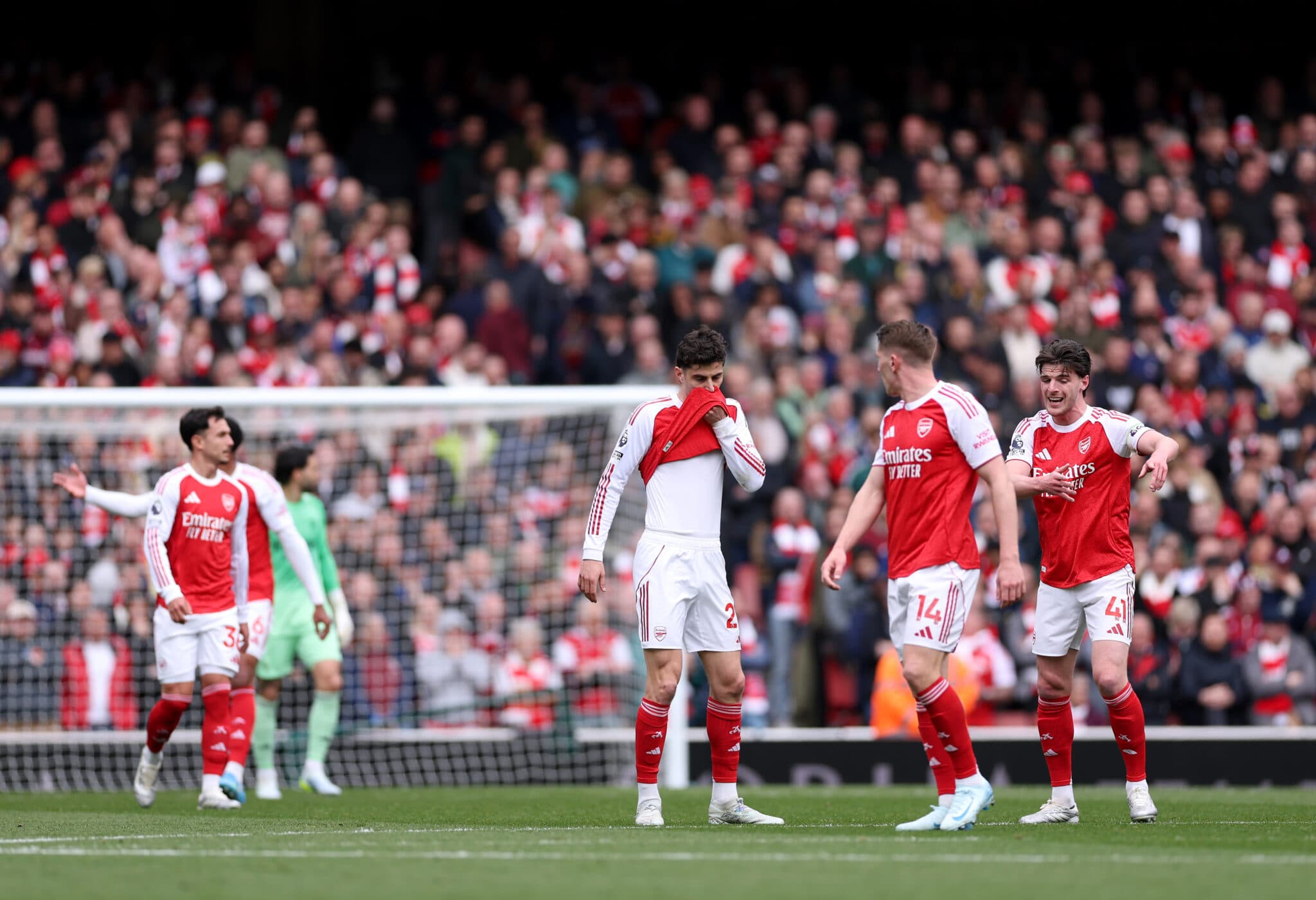 Arsenal defeat ‘a big punch in the face’ as title race takes twist