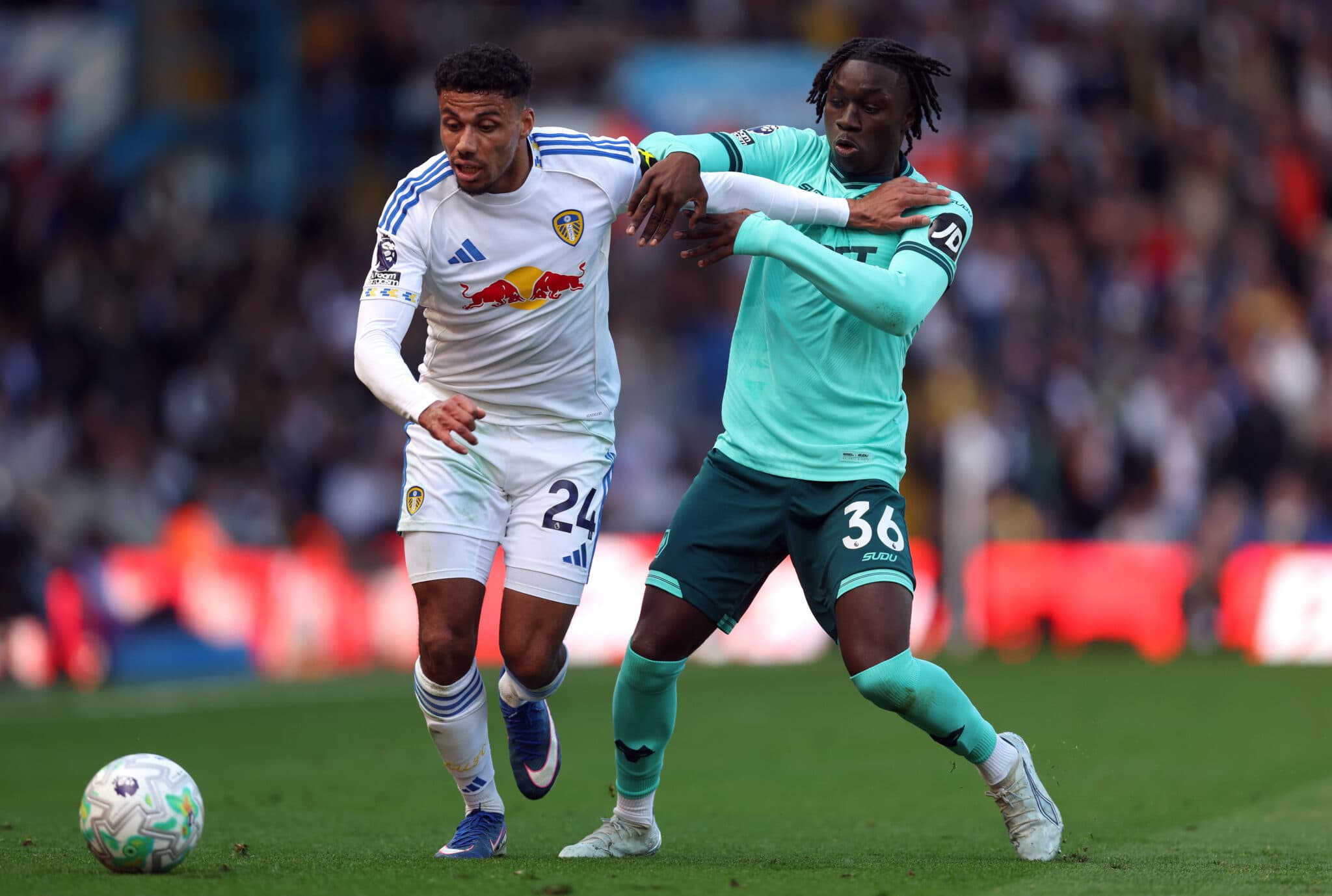 James Justin makes vow as Leeds edge closer to safety with Wolves win