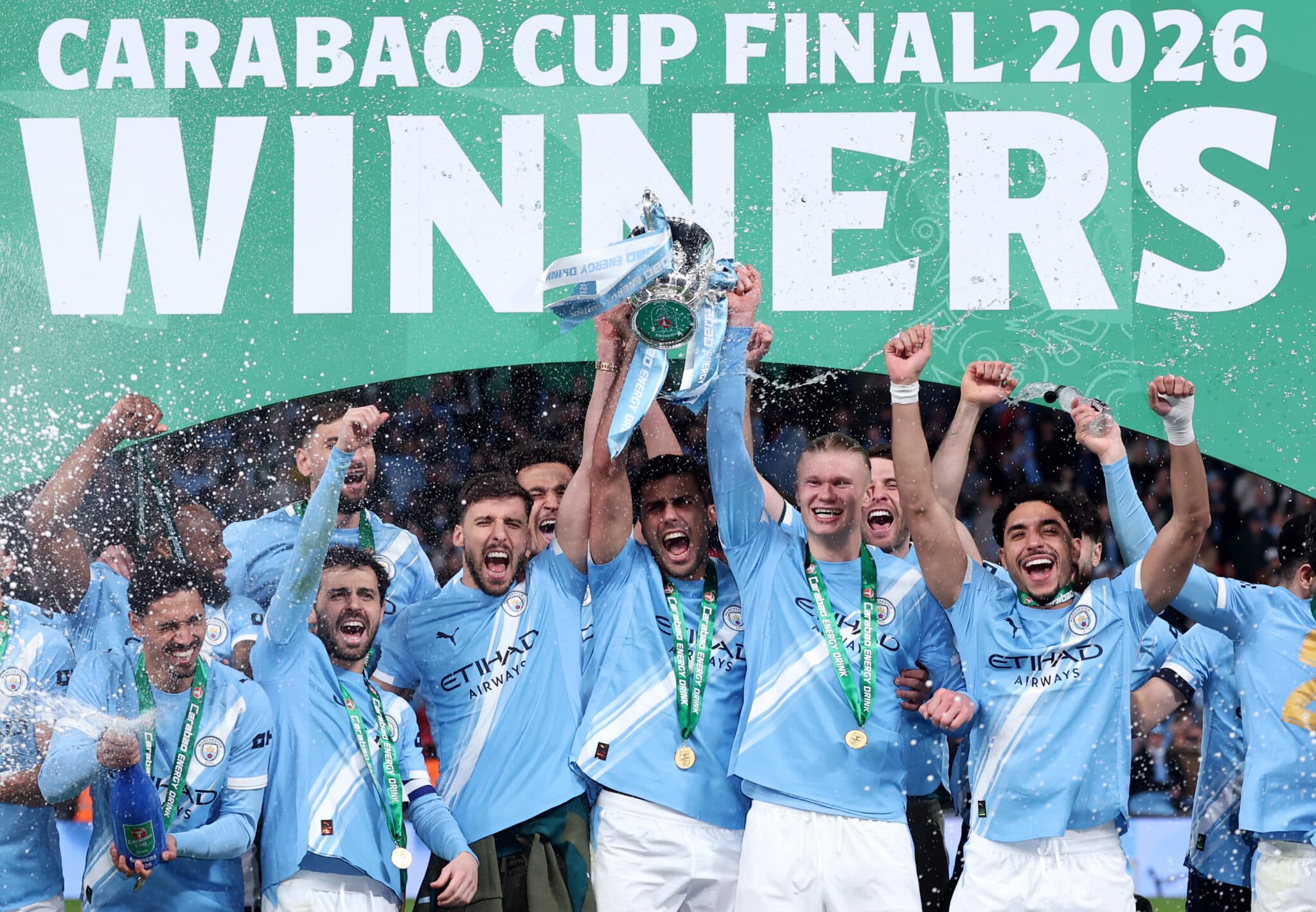 Guardiola ecstatic as Man City beat ‘unbeatable’ Arsenal in League Cup final