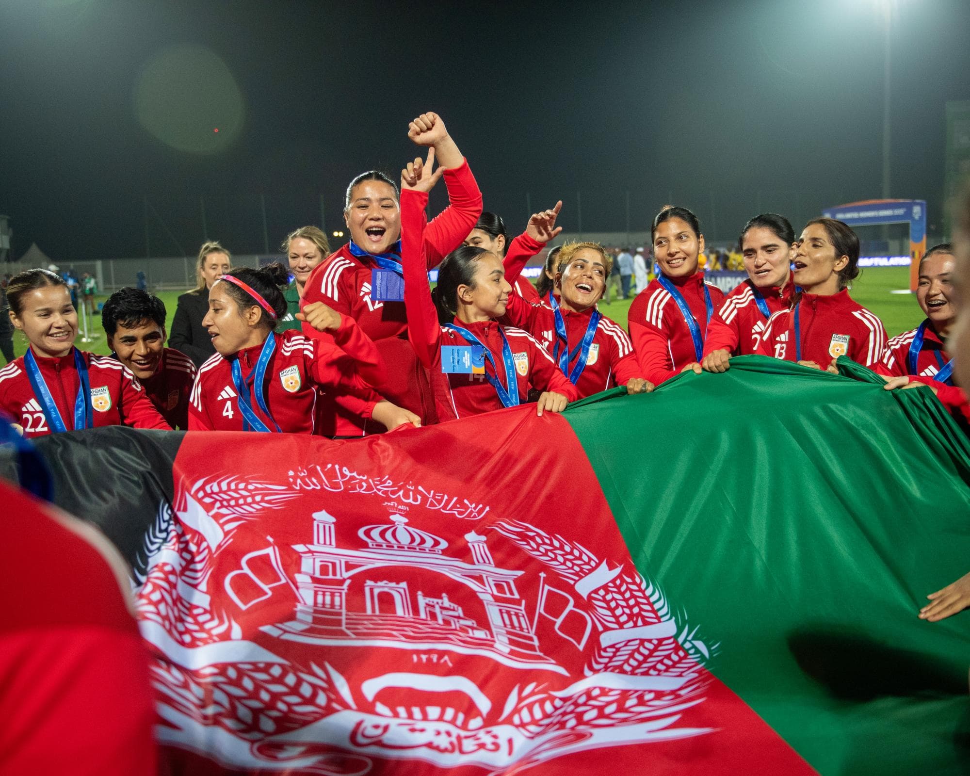 Afghanistan women’s refugee players allowed to compete as official national team