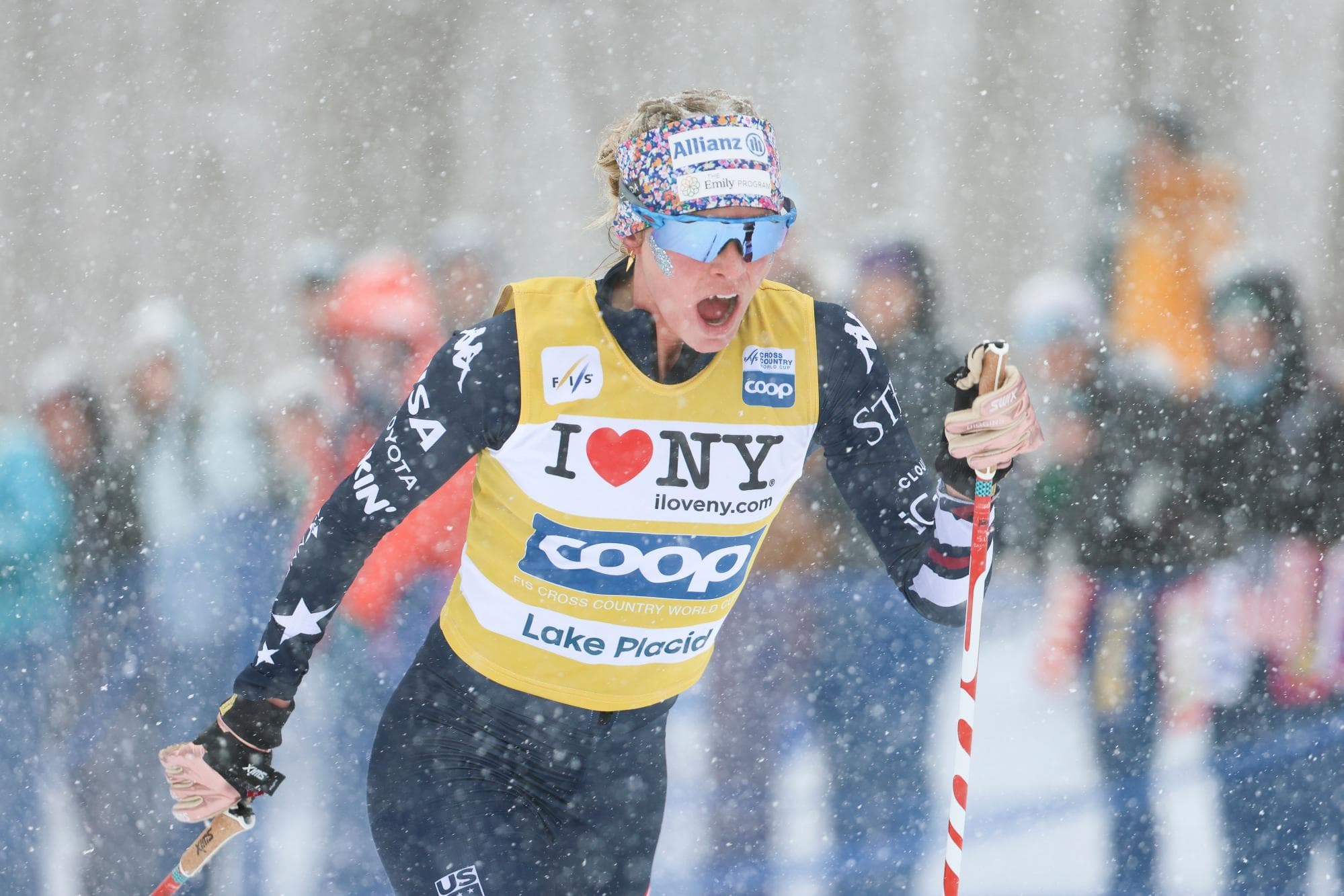 Jessie Diggins seals extraordinary fourth World Cup title before retirement on home snow