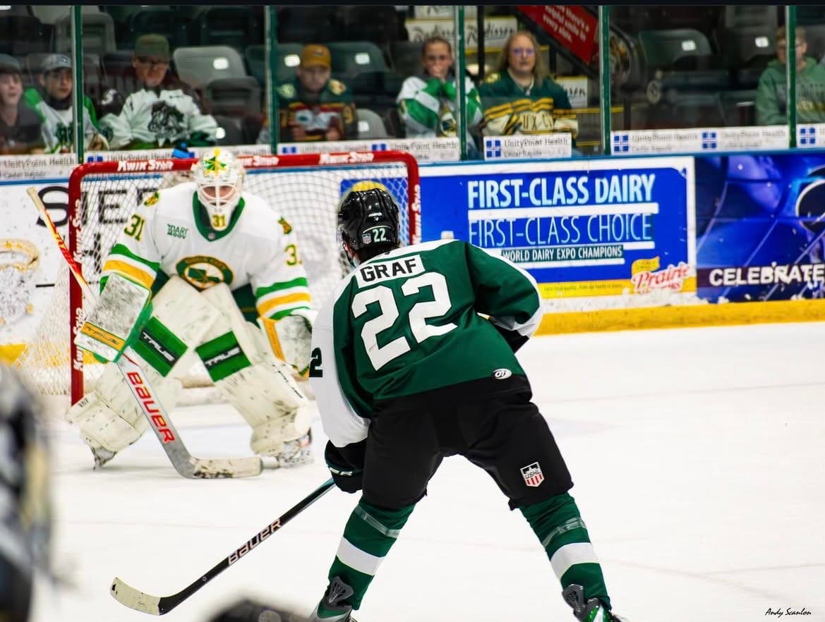 RoughRiders' Hawke Huff Named USHL Defenseman Of The Year Finalist After Breakout Season