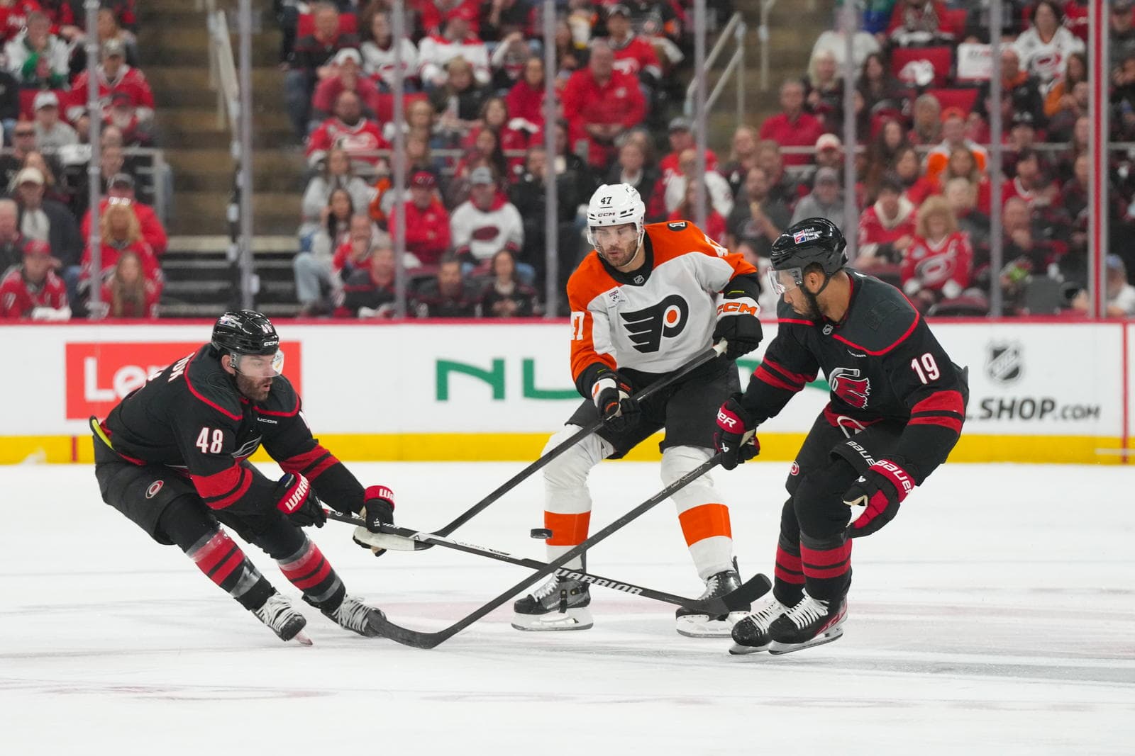Logan Stankoven Once Again Sets The Tone For The Hurricanes As They Coast Past Flyers In Game 1