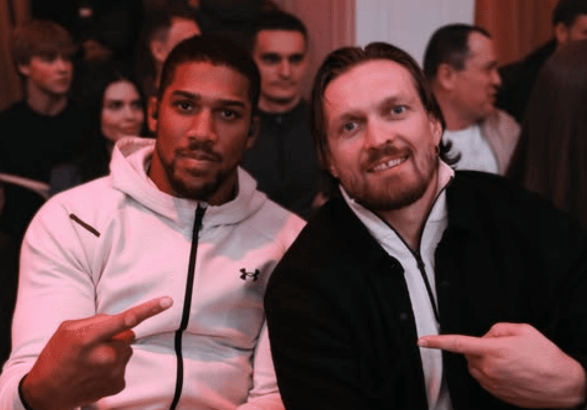 With Oleksandr Usyk, Anthony Joshua has found solace in the unlikeliest place