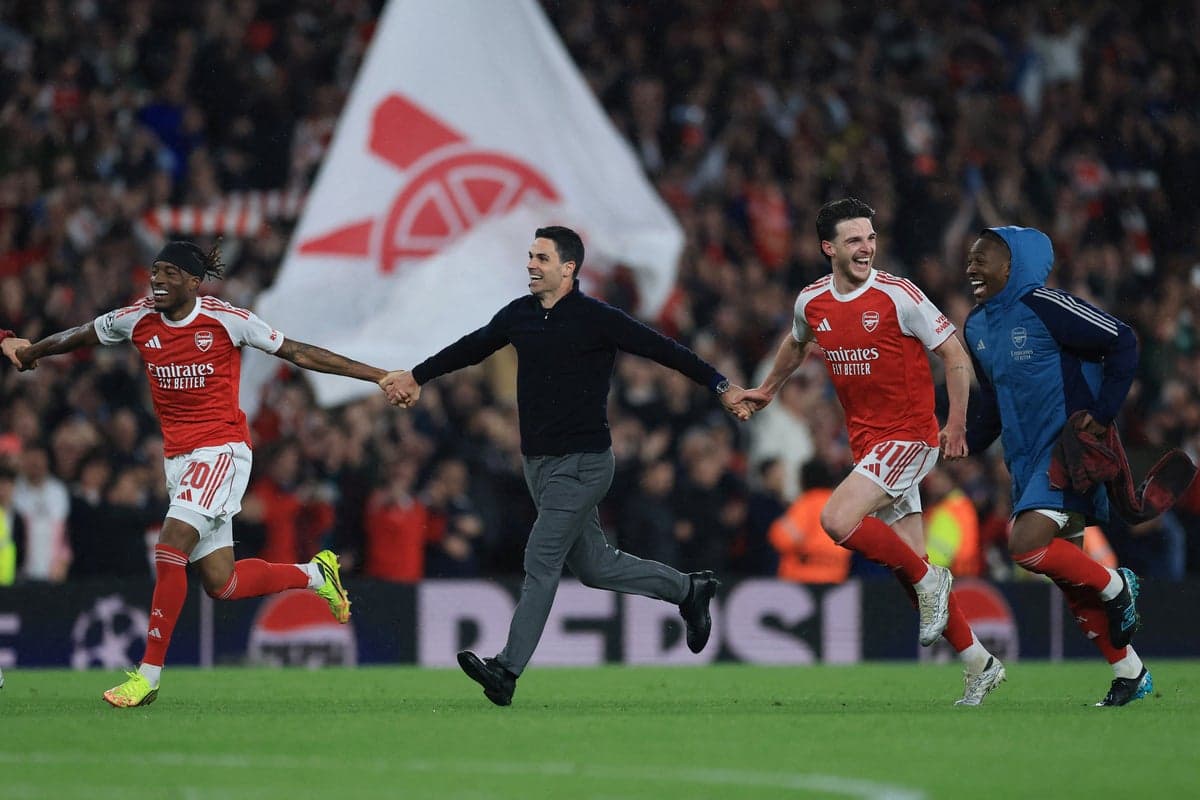 Mikel Arteta hails atmosphere after Arsenal reach Champions League final: ‘I’ve never felt that’