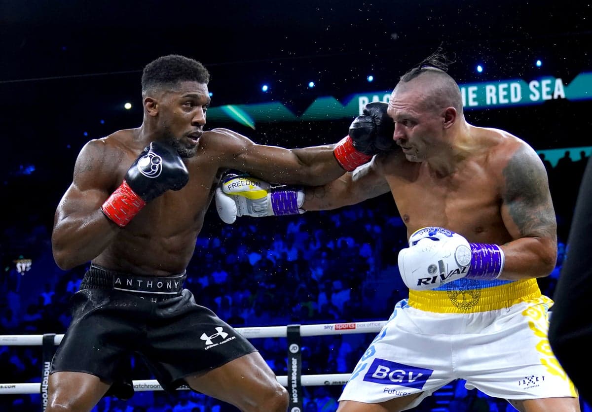 Anthony Joshua makes prediction for Oleksandr Usyk’s fight with Rico Verhoeven