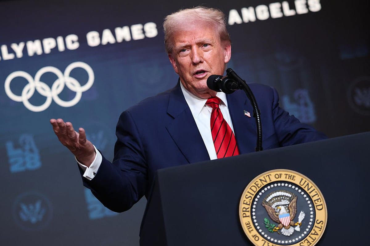 World anti-doping agency is looking to change its rule to ban Trump from LA Olympics: report