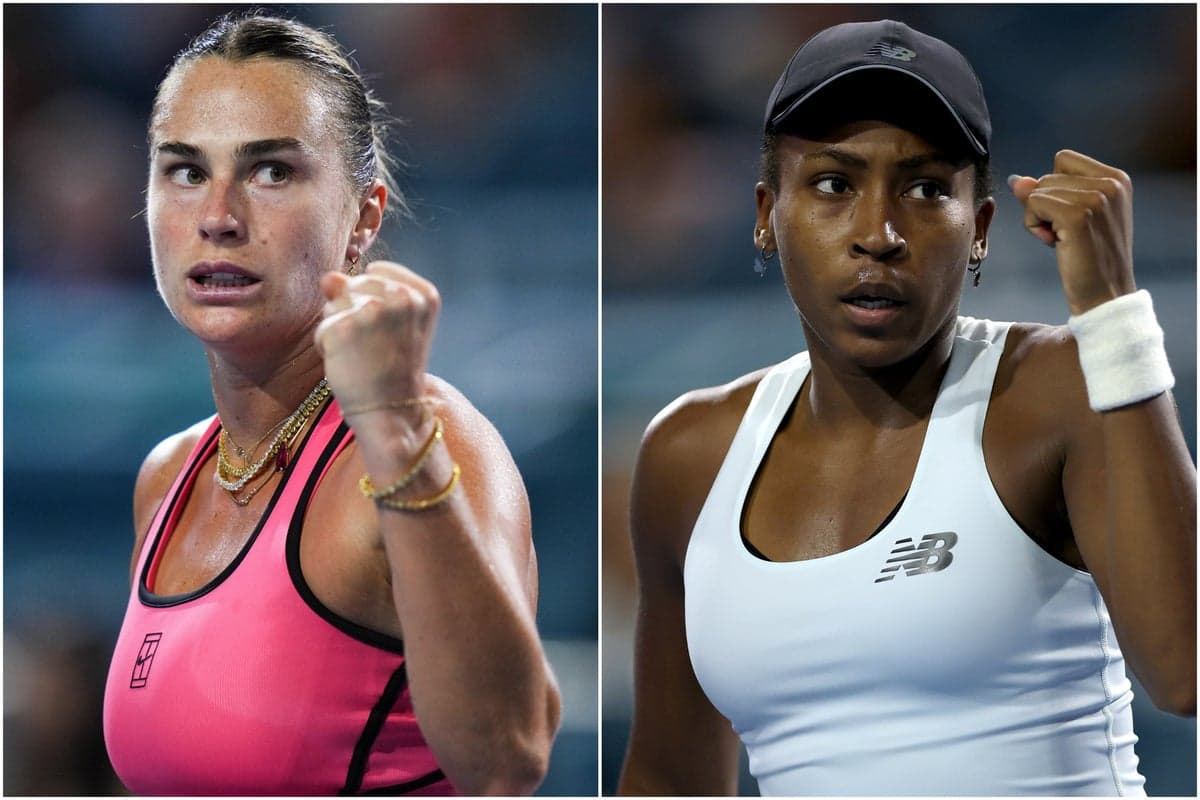 Aryna Sabalenka v Coco Gauff start time and how to watch Miami Open final