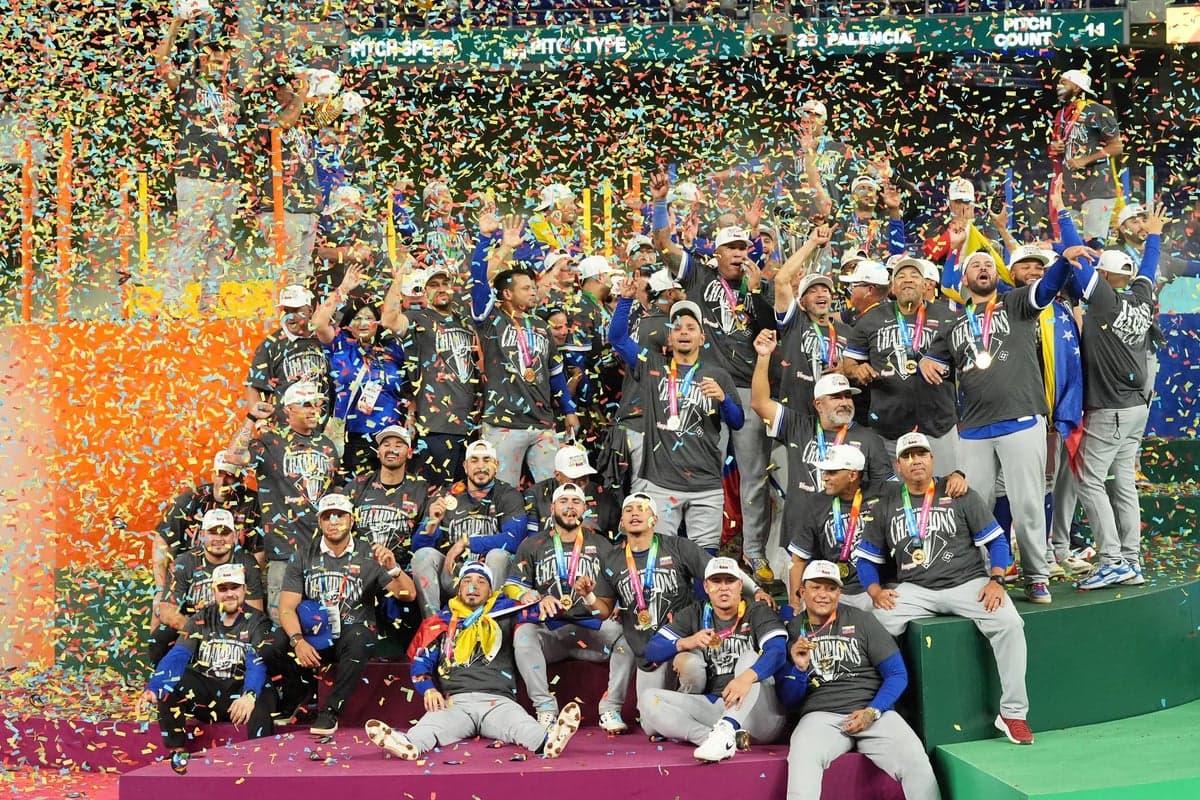 Venezuela Sweeps World Baseball Classic!