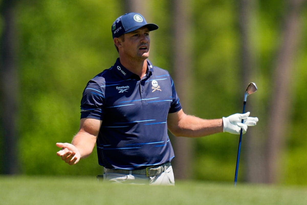 No LIV Golf player breaks par in round one of the Masters as Jon Rahm and Bryson DeChambeau struggle
