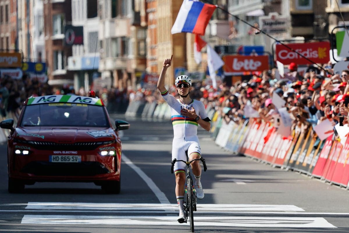 Imperious Tadej Pogacar wins fourth Liege-Bastogne-Liege in epic duel with Paul Seixas