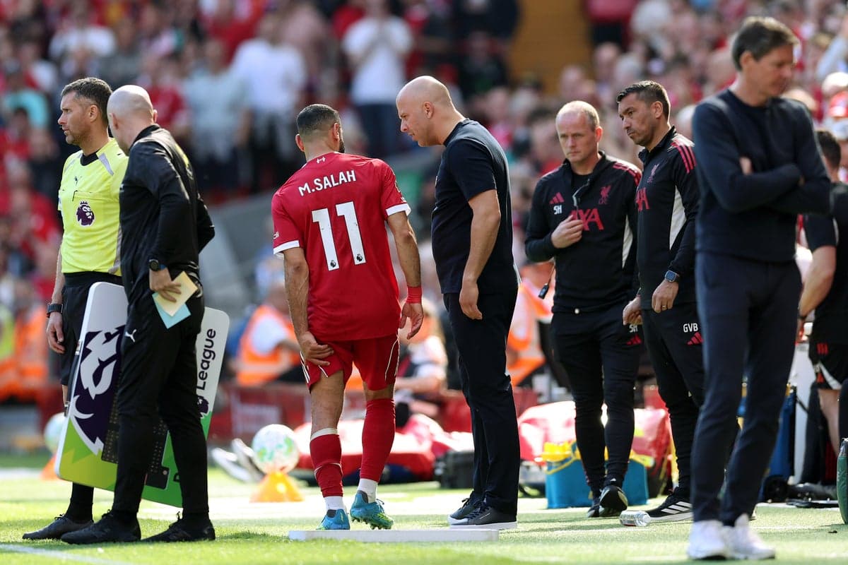 Mohamed Salah’s Liverpool career could be over after hamstring injury against Crystal Palace