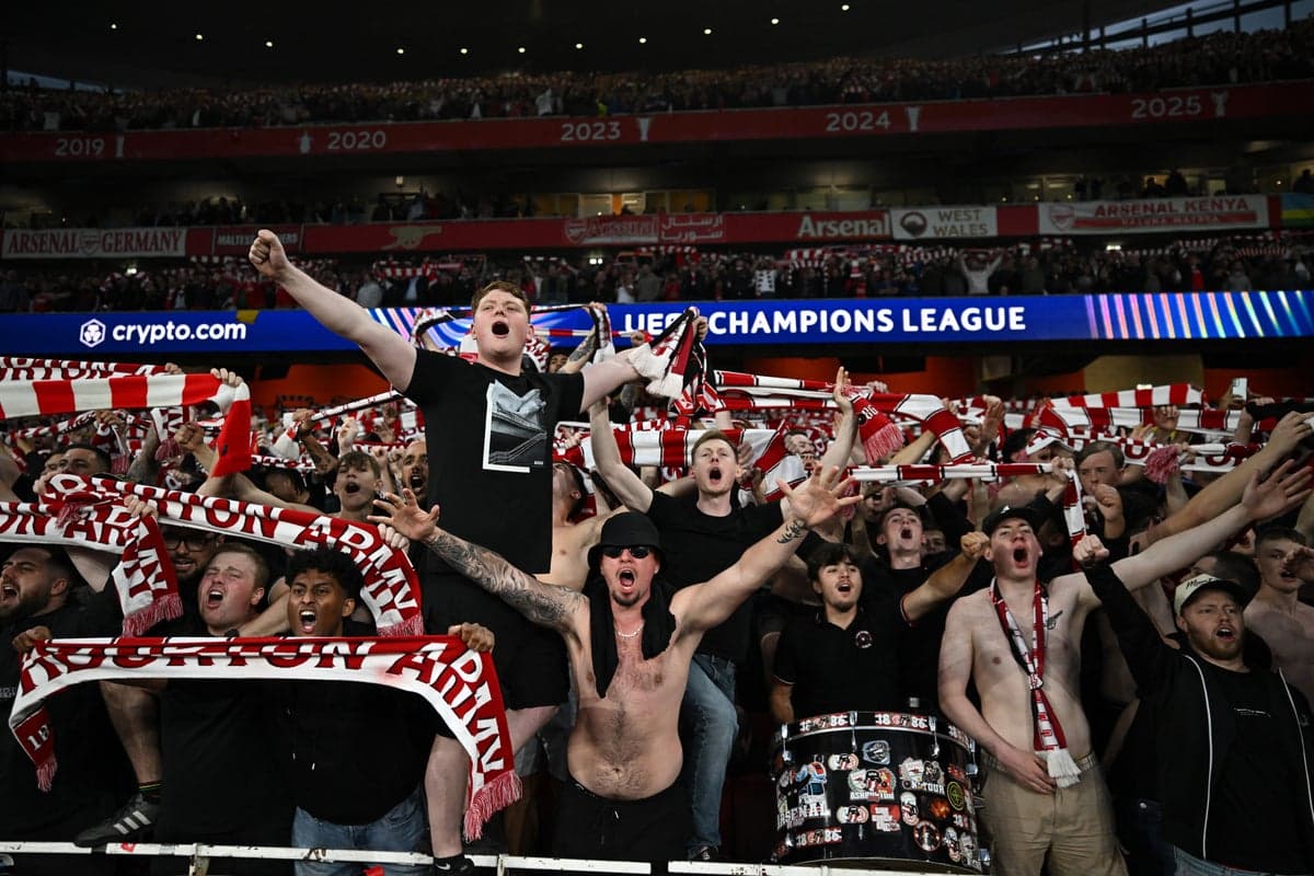 Arsenal fans face Champions League final hotel and flight fees 18 times higher than normal