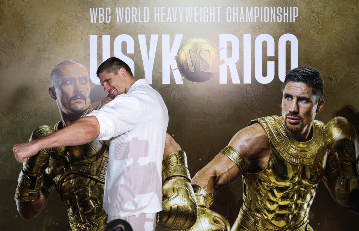 Rico Verhoeven recreates mother’s photos at pyramids after her death during fight camp