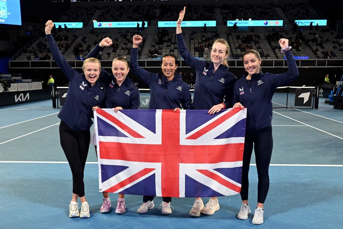 Under-strength GB reach Billie Jean King Cup finals after ‘crazy’ win over Australia