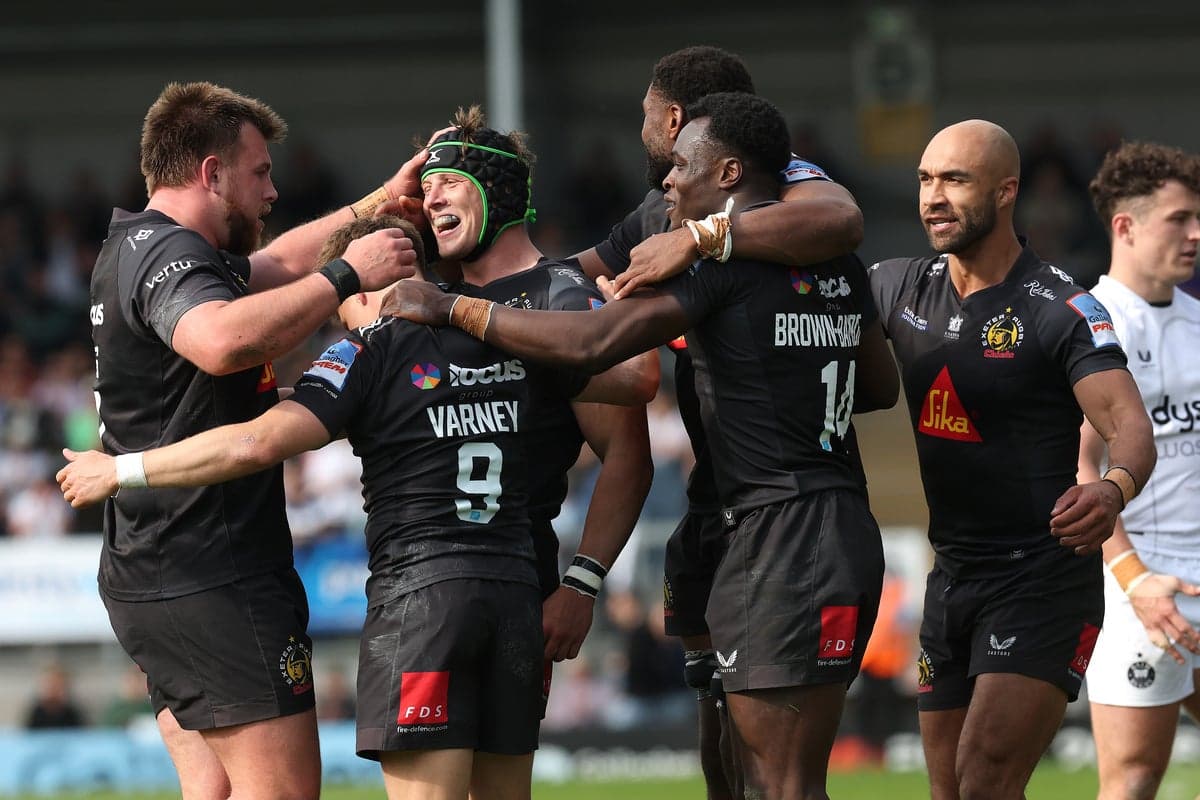 Exeter shake up Prem play-off race with big win over Bath