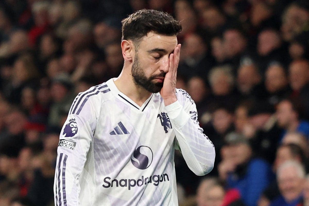 Bruno Fernandes fumes over controversial penalty decisions as Manchester United draw at Bournemouth