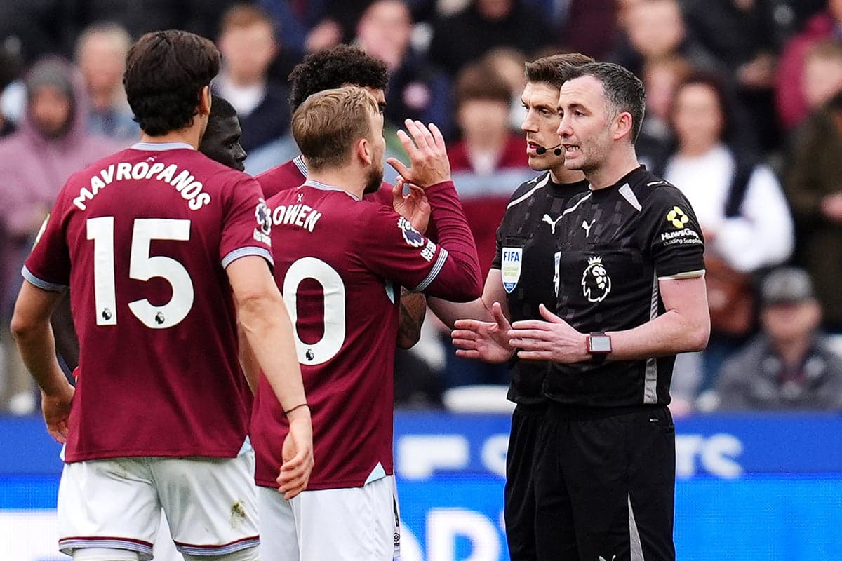 Football lawmakers set to review grappling at corners after West Ham-Arsenal VAR controversy