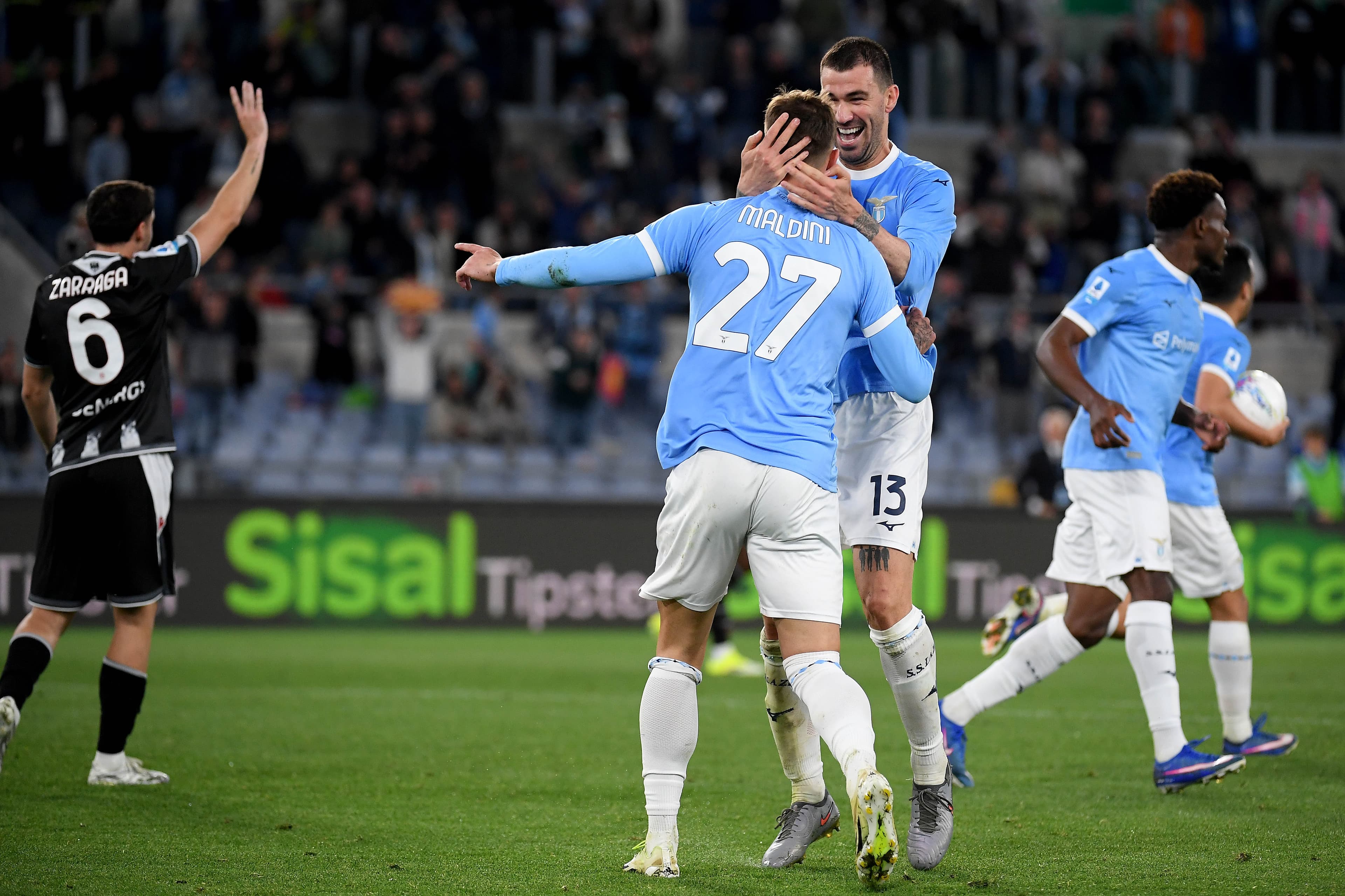 Lazio 3-3 Udinese: Maldini Nets Last-Minute Equalizer in Six-Goal Thriller