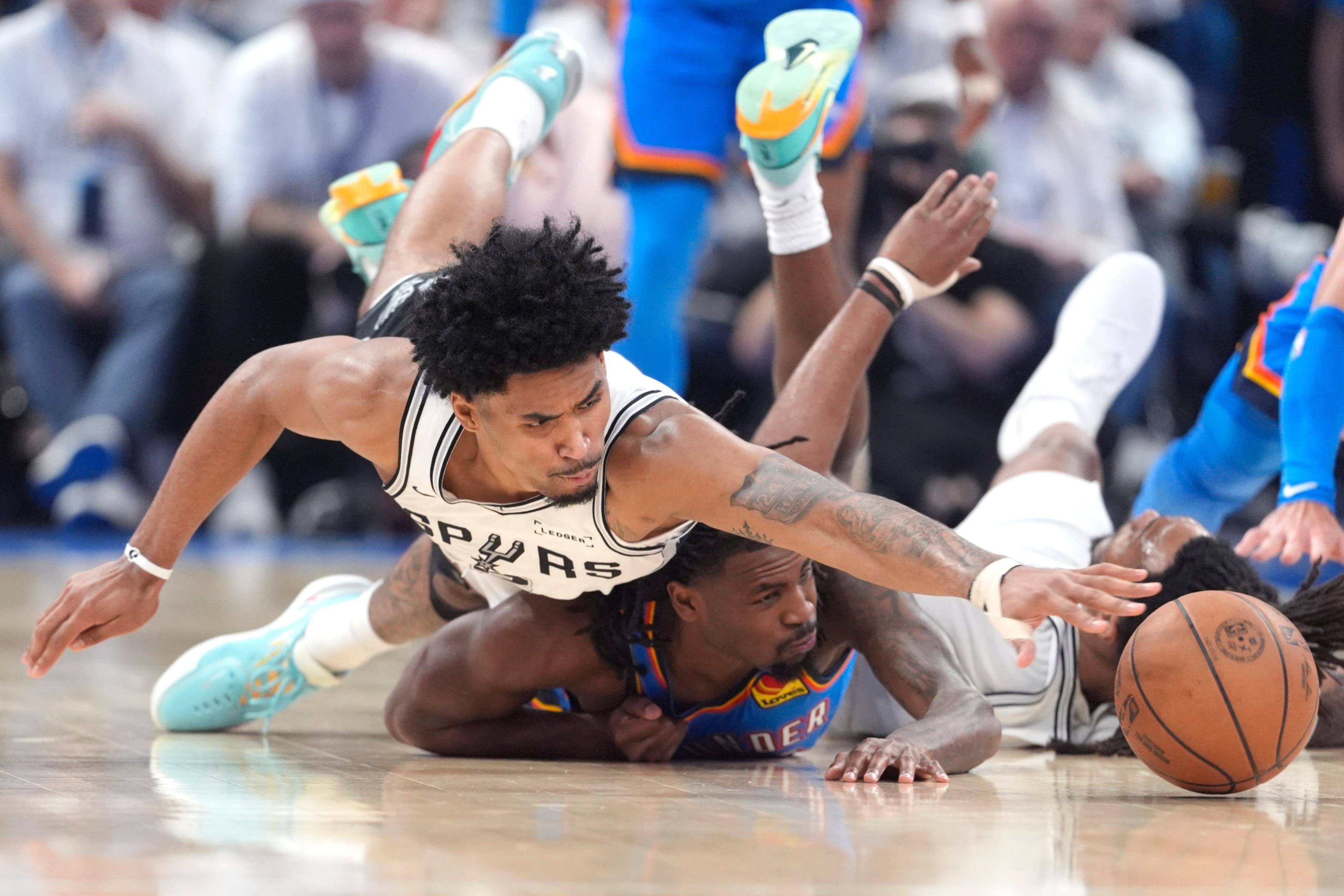 Spurs' injury woes mounting vs Thunder with De'Aaron Fox, Dylan Harper questionable