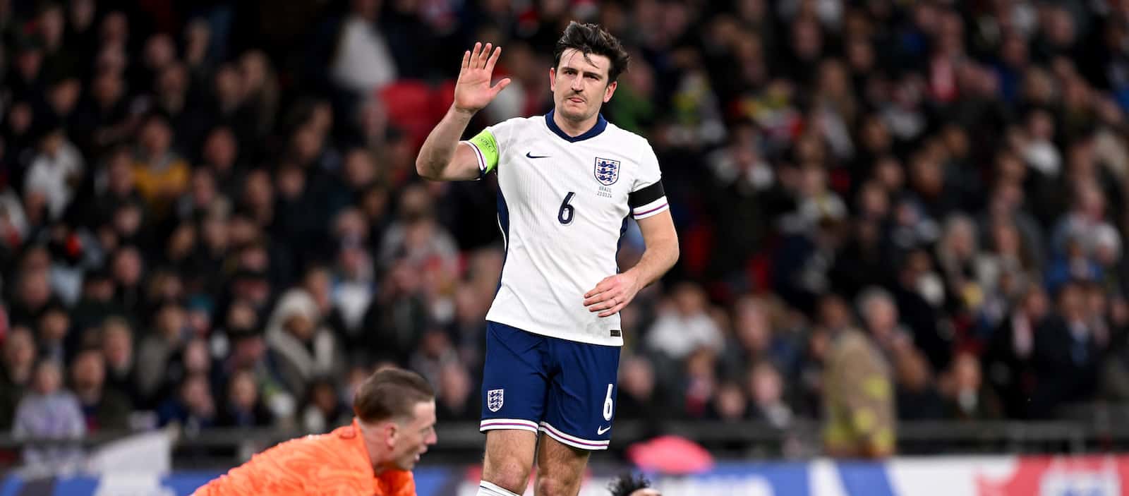 Kyle Walker reacts to Harry Maguire’s shock England exclusion