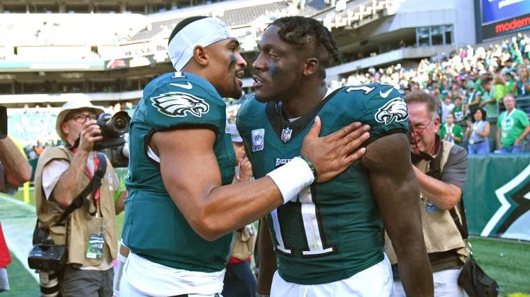 Jalen Hurts didn't attend AJ Brown wedding amid trade rumors