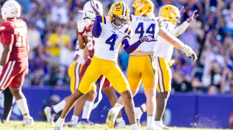 Bengals projected to draft LSU 'shutdown' CB with 10th pick by ESPN insider