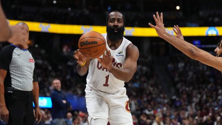 James Harden admits the Cavs are still trying to find their rhythm ahead of the Playoffs