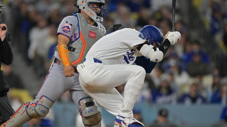 Why Mets catcher ran toward mound in middle of Craig Kimbrel-Shohei Ohtani showdown vs. Dodgers
