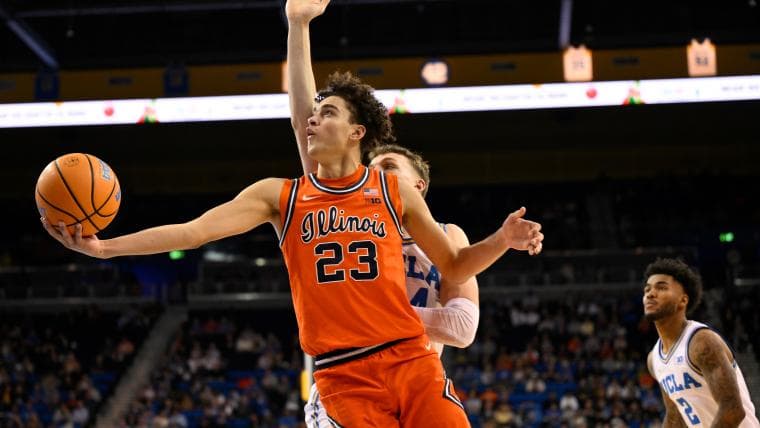 Clippers projected to land rising Illinois star Keaton Wagner in The Athletic mock draft