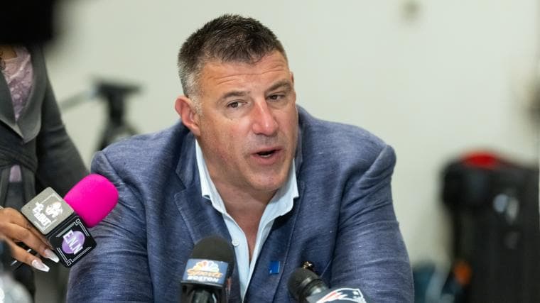 Chargers troll Mike Vrabel, Dianna Russini in 2026 schedule release video