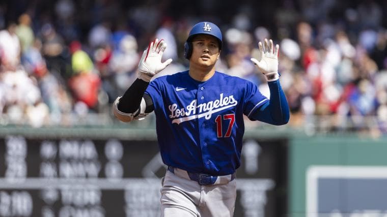Ohtani ties record for most consecutive games on base for a Japanese-born player