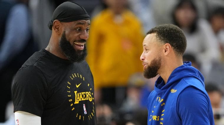 LeBron James continues to be unclear about his NBA future after Steph Curry's absence