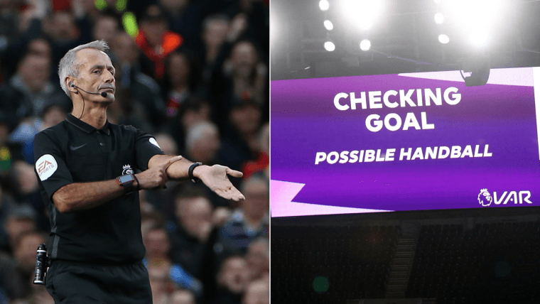 Handball rules in football explained, including latest changes by FIFA, Premier League to hand ball in soccer