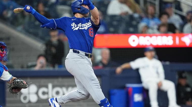 Dodgers' Dalton Rushing creating a big, but good, problem