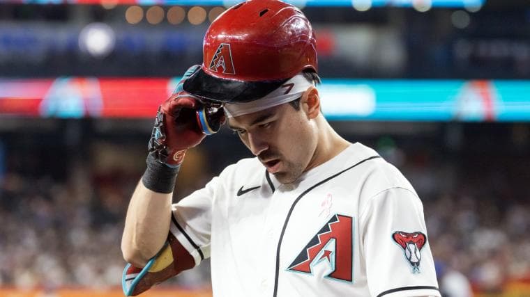 Diamondbacks' Corbin Carroll hit a 'Little League home run' by getting pelted on his own head
