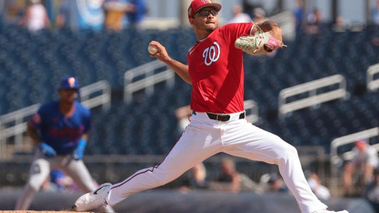 Nationals phenom Luis Perales breaks radar gun on verge of MLB