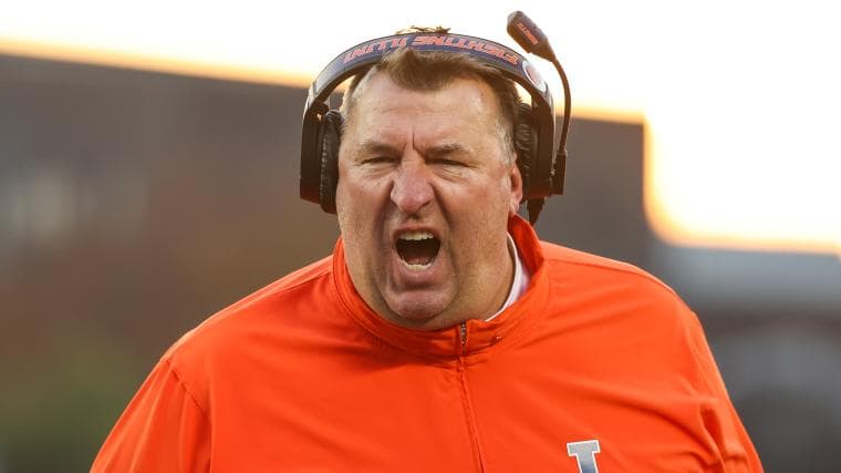 Illinois HC Bret Bielema shares CFP expansion verdict with exact number of teams included