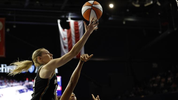 Liberty's Marine Johannes requires WNBA fans to watch basketball differently