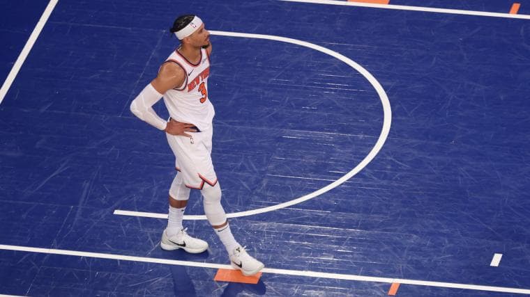 Josh Hart shows frustration about the New York Knicks' recent losing streak