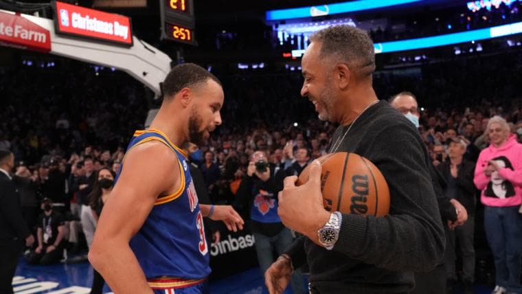 Stephen Curry reveals what Dell Curry's jersey retirement means to him